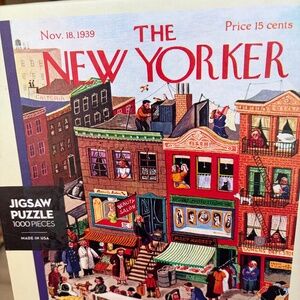 New York Puzzle Company - New Yorker Main Street - 1000 Piece Jigsaw Puzzle